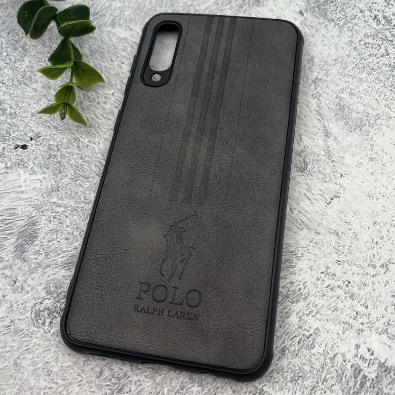 قاب گوشی Galaxy A30S / Galaxy A50S / Galaxy A50 سامسونگ چرمی Polo پولو ایربگ دار کلاسیک برجسته تیتانیوم کد 85289 - Image 2