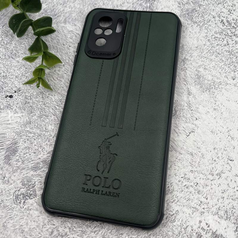 قاب گوشی Redmi Note 10 4G / Redmi Note 10S / Poco M5S شیائومی چرمی Polo پولو ایربگ دار کلاسیک برجسته سبز محافظ لنز دار کد 88798 - Image 2