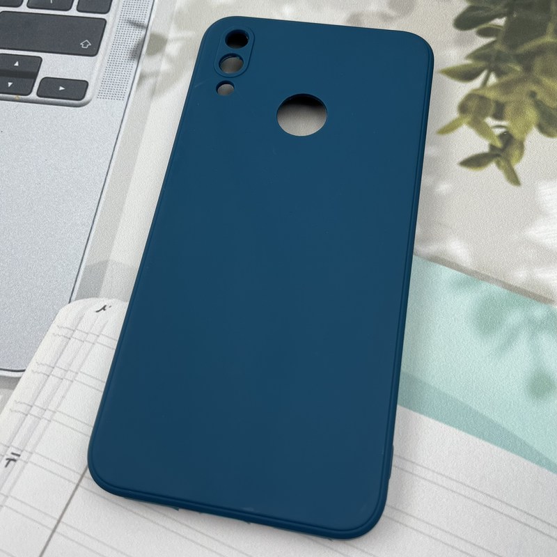 قاب گوشی Y7 2019 / Y7 Prime 2019 هوآوی سیلیکونی TPU Case طرح ساده رنگی سرمه ای محافظ لنز دار کد 89547 - Image 2