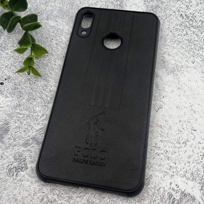 قاب گوشی Y7 2019 / Y7 Prime 2019 هوآوی چرمی Polo پولو ایربگ دار کلاسیک برجسته مشکی کد 90010 - Image 2