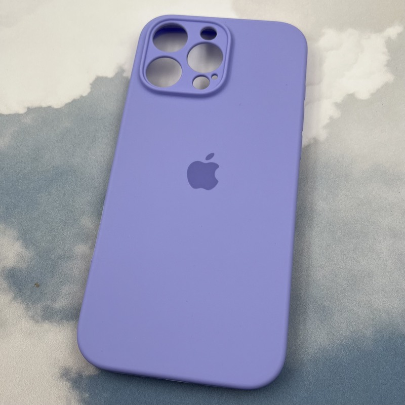 قاب گوشی iPhone 16 Pro Max آیفون سیلیکونی پاک کنی اورجینال داخل پارچه ای محافظ لنز دار رنگ یاسی کد 90133 - Image 2