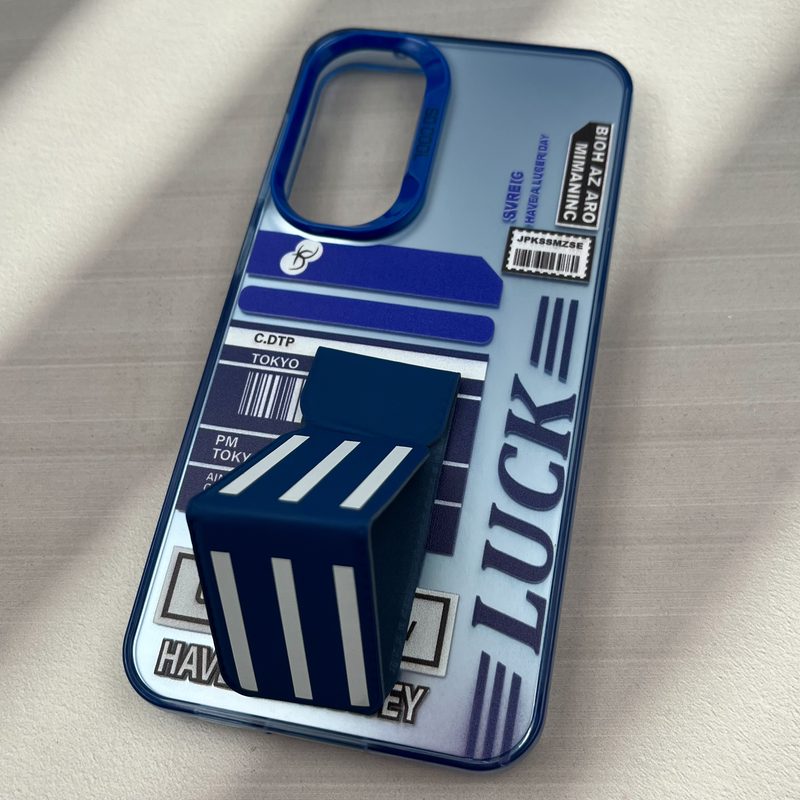 قاب گوشی Galaxy S23 FE سامسونگ So Cool لنز متال استندشو اسپرت Luck آبی کد 91582 - Image 2