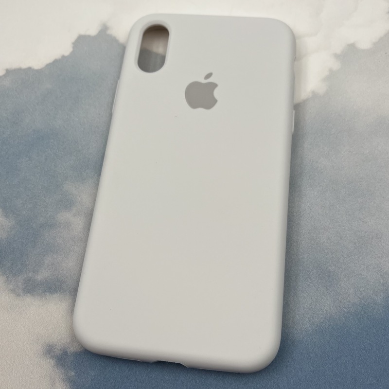 قاب گوشی iPhone X / iPhone XS آیفون سیلیکونی پاک کنی اورجینال داخل پارچه ای رنگ سفید کد 96272 - Image 2