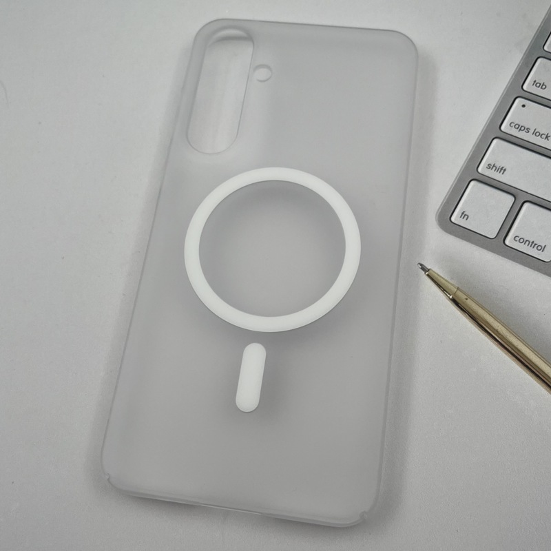 قاب گوشی Galaxy A55 سامسونگ PC Case مات اورجینال مگ سیف دار Magsafe لوکس سفید کد 10114 - Image 2