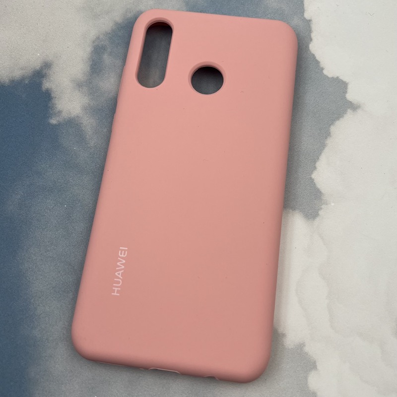 قاب گوشی Huawei P30 Lite هوآوی سیلیکونی پاک کنی اورجینال داخل پارچه ای رنگ گلبهی کد 10217 - Image 2