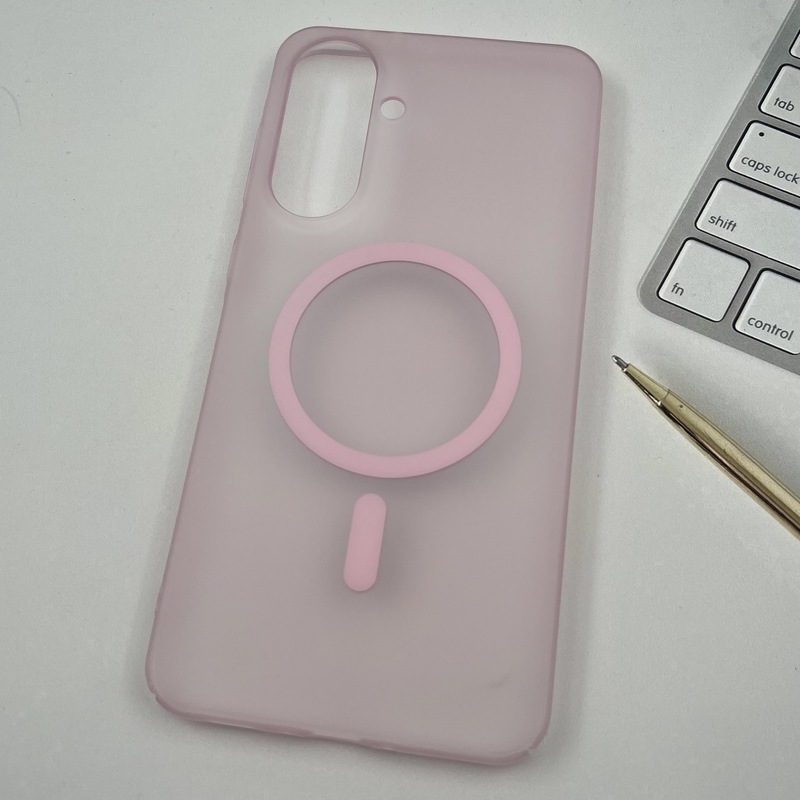 قاب گوشی Galaxy A36 سامسونگ PC Case مات اورجینال مگ سیف دار Magsafe لوکس صورتی کد 10440 - Image 2
