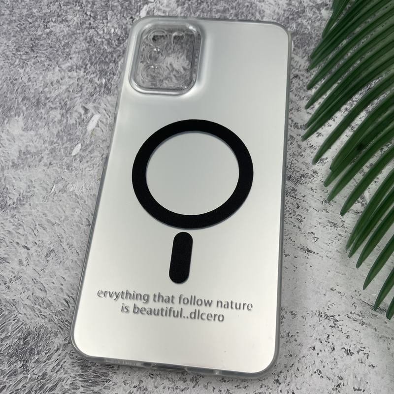 قاب گوشی Poco M3 شیائومی So Cool اورجینال طرح مگ سیف Magsafe اسپرت محافظ لنز دار نقره ای کد 12402 - Image 2