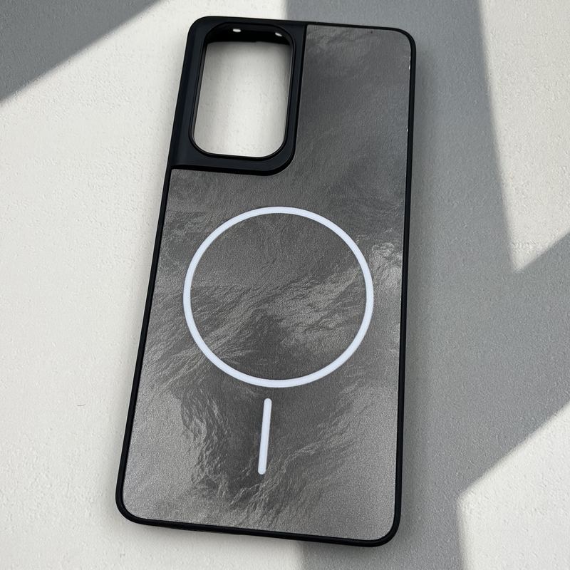 قاب گوشی Galaxy S21 Ultra سامسونگ Luxury Case براش طرح مگ سیف Magsafe لنز برجسته کرومی کد 13027 - Image 2