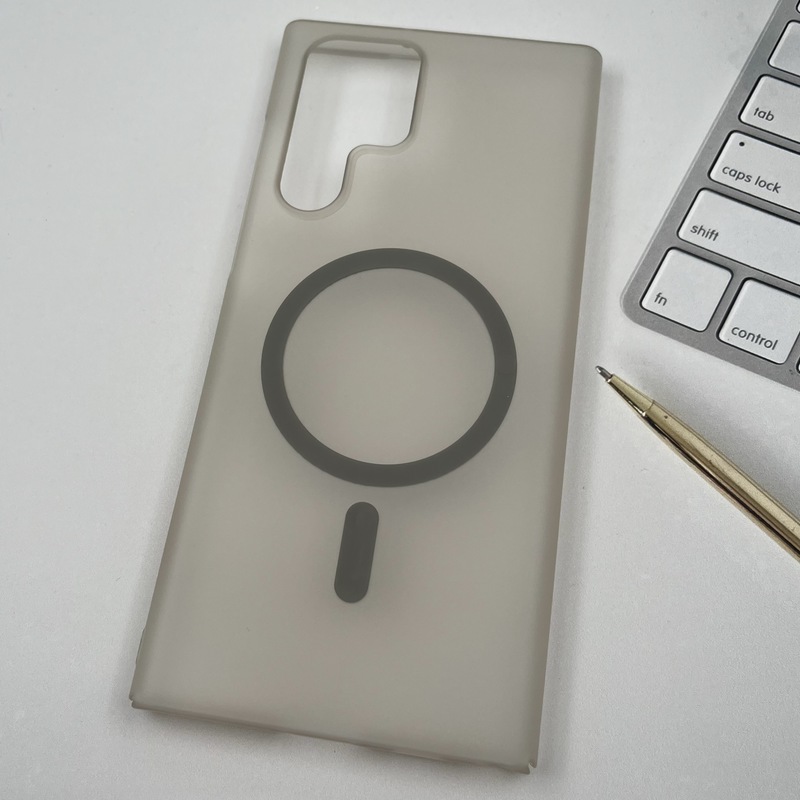 قاب گوشی Galaxy S22 Ultra سامسونگ PC Case مات اورجینال مگ سیف دار Magsafe لوکس تیتانیوم کد 14558 - Image 2