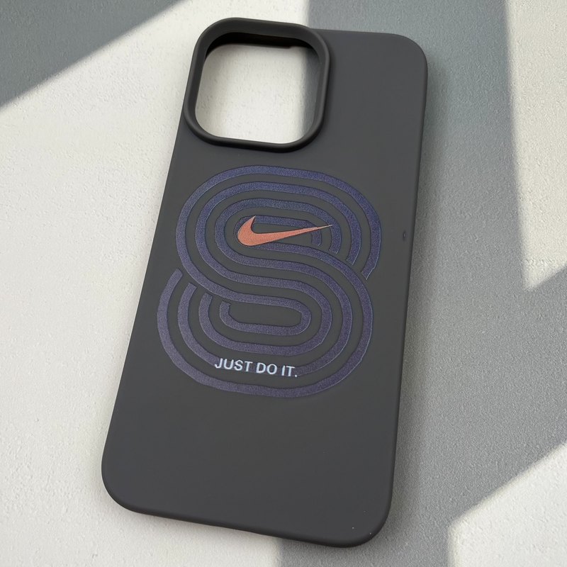 قاب گوشی iPhone 15 Pro Max آیفون Silicon Case سیلیکونی لنز برجسته طرح Just do it کد 14571 - Image 2