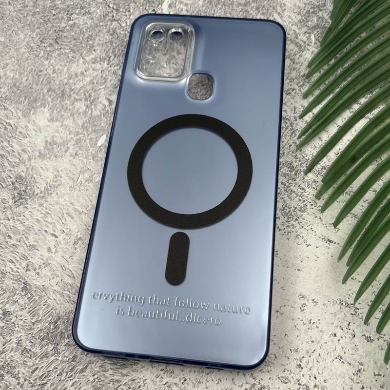 قاب گوشی Galaxy A21S سامسونگ So Cool اورجینال طرح مگ سیف Magsafe اسپرت محافظ لنز دار آبی کد 15944 - Image 2