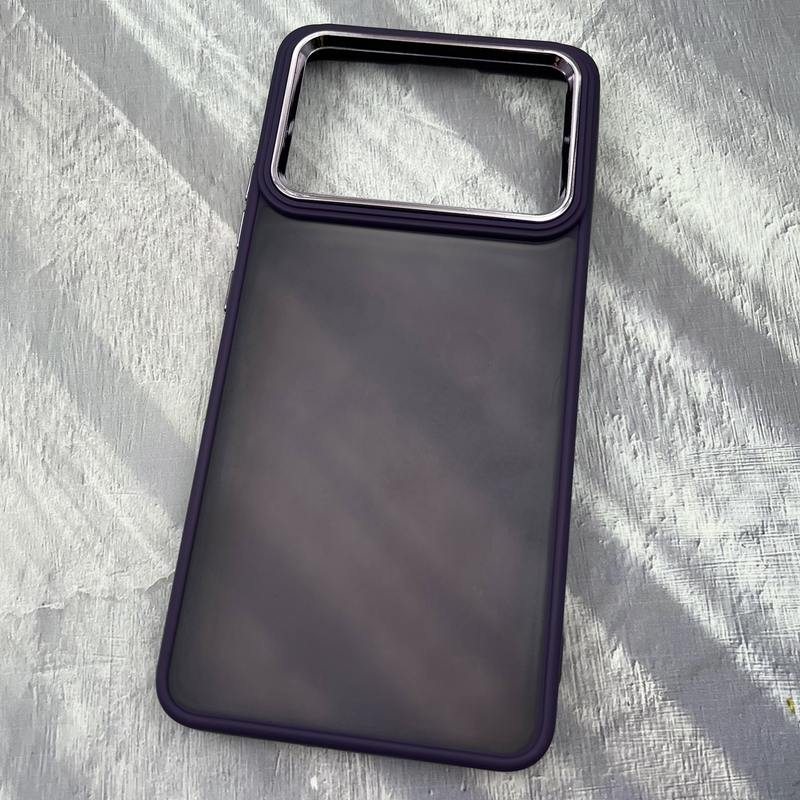 قاب گوشی Poco X6 Pro / Redmi K70E شیائومی iRon آیرون پشت مات لنز متال برجسته بنفش کد 17814 - Image 2