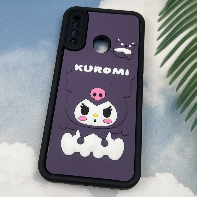 قاب گوشی Galaxy A20S سامسونگ Rugged Case سولید ضد ضربه اورجینال طرح عروسکی گربه کرومی محافظ لنز دار کد 17891 - Image 2