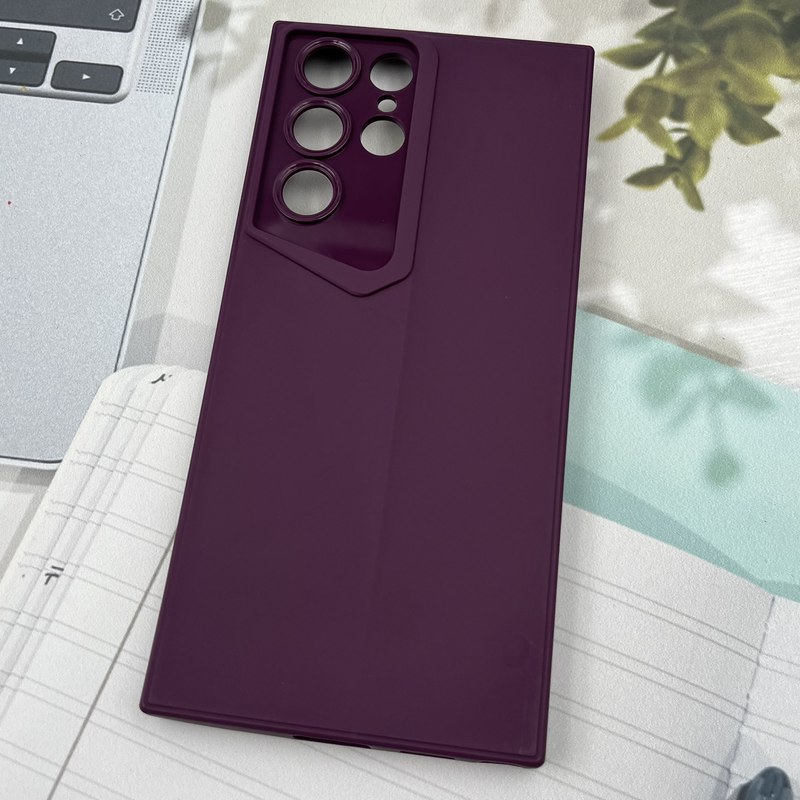 قاب گوشی Galaxy S22 Ultra سامسونگ New Sport Design برجسته محافظ لنزدار بنفش کد 19261 - Image 2