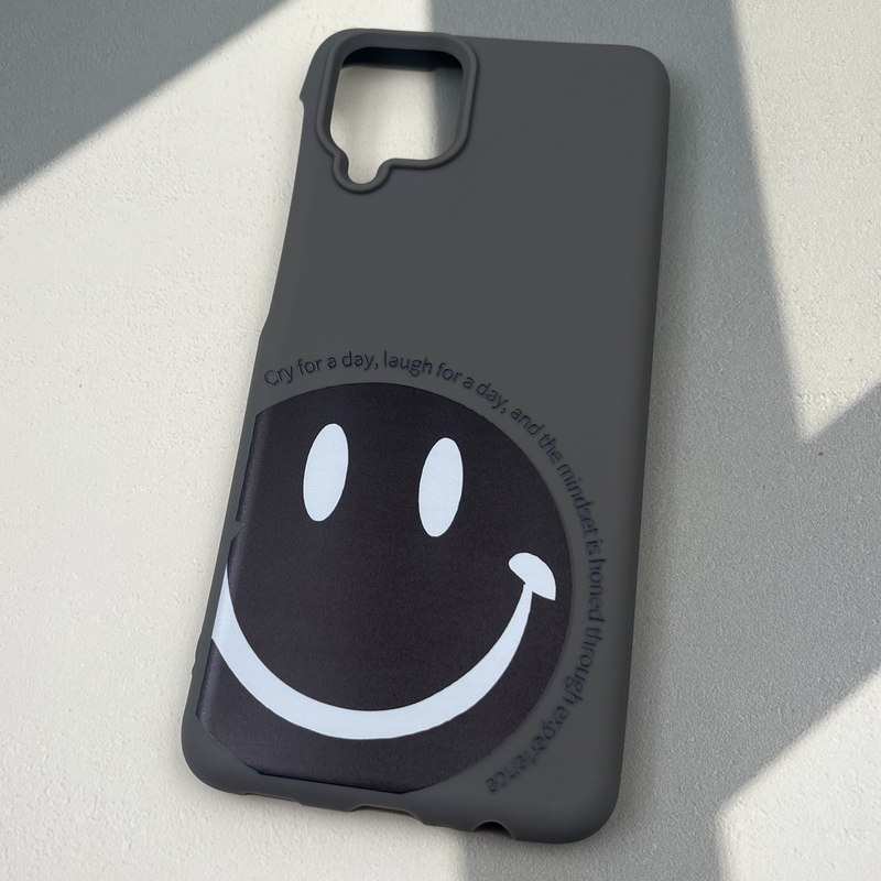 قاب گوشی Galaxy A12 / Galaxy M12 سامسونگ Silicon Case سیلیکونی لنز برجسته طرح استیکر تیتانیوم کد 22695 - Image 2