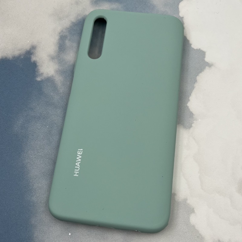 قاب گوشی Huawei Y9S / Honor 9X Pro هوآوی سیلیکونی پاک کنی اورجینال داخل پارچه ای رنگ فیروزه ای کد 23868 - Image 2