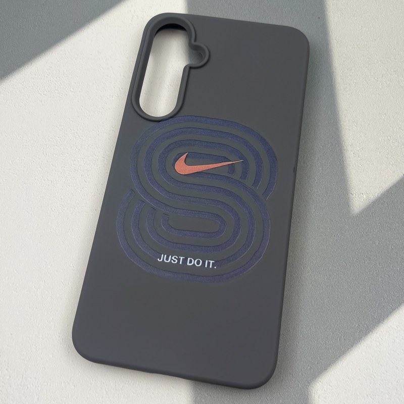 قاب گوشی Galaxy A35 سامسونگ Silicon Case سیلیکونی لنز برجسته طرح Just do it کد 23972 - Image 2