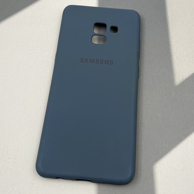 قاب گوشی Galaxy A8 Plus سامسونگ TPU سیلیکونی ژله ای لوگو دار محافظ لنز دار فیلی کد 25836 - Image 2