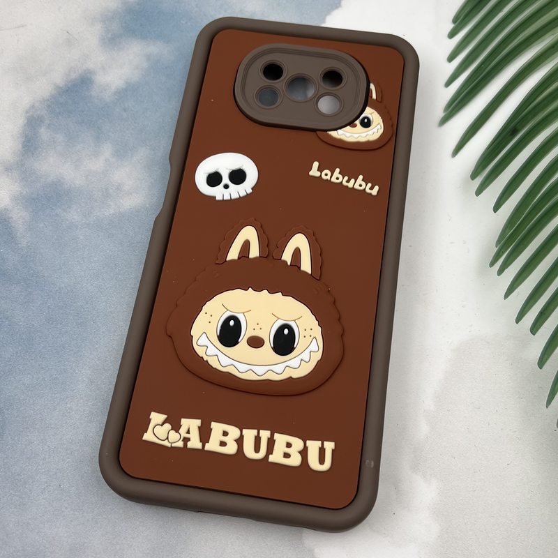 قاب گوشی Poco X3 / Poco X3 NFC / Poco X3 Pro شیائومی Rugged Case سولید ضد ضربه اورجینال طرح عروسکی لبوبو محافظ لنز دار کد 26355 - Image 2