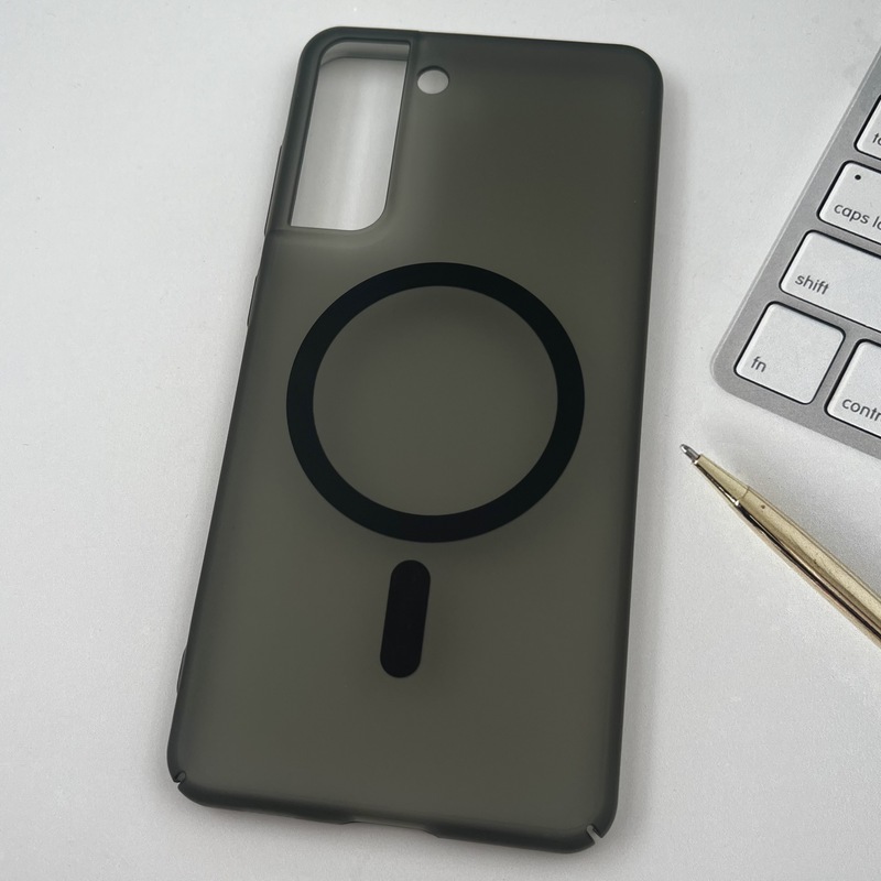 قاب گوشی Galaxy S21 FE سامسونگ PC Case مات اورجینال مگ سیف دار Magsafe لوکس مشکی کد 30521 - Image 2