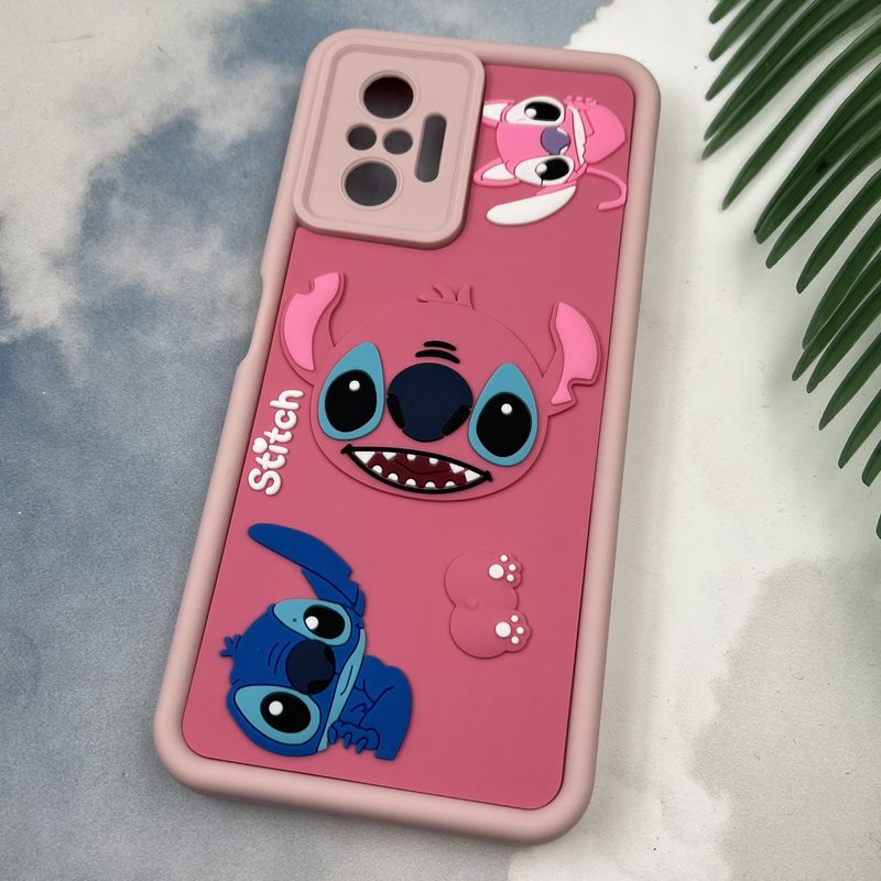 قاب گوشی Redmi Note 10 Pro 4G / Redmi Note 10 Pro Max شیائومی Rugged Case سولید ضد ضربه اورجینال طرح عروسکی استیچ محافظ لنز دار کد 35504 - Image 2