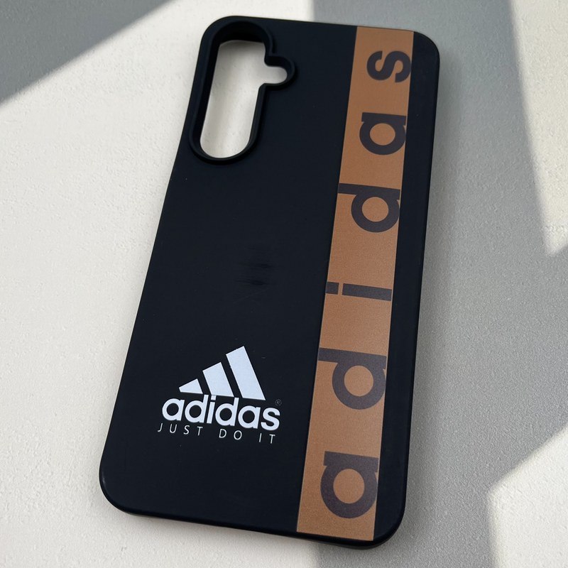 قاب گوشی Galaxy A55 سامسونگ Silicon Case سیلیکونی لنز برجسته طرح Adidas کد 41593 - Image 2