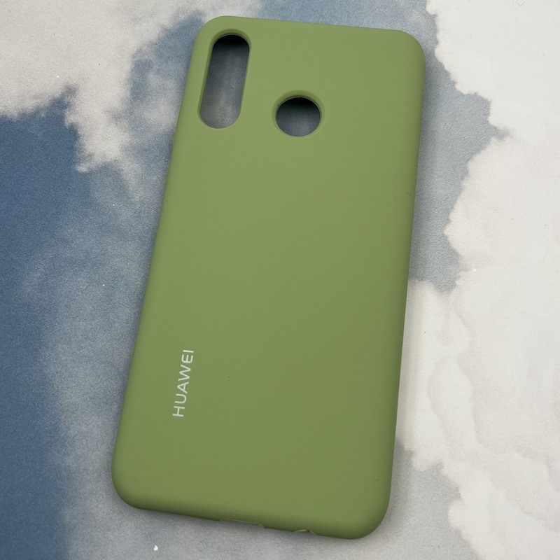 قاب گوشی Huawei P30 Lite هوآوی سیلیکونی پاک کنی اورجینال داخل پارچه ای رنگ سبز روشن کد 41918 - Image 2