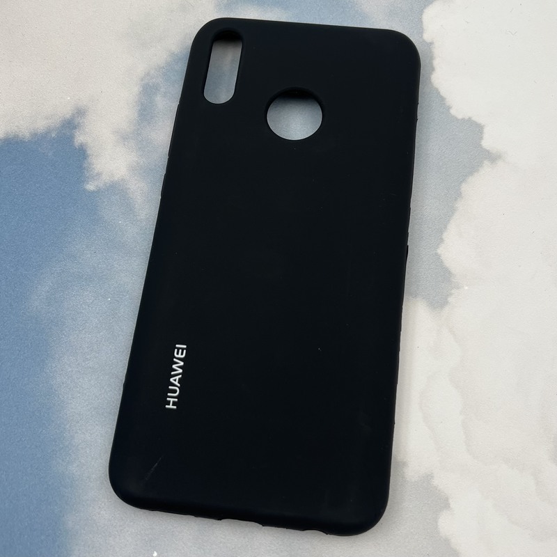 قاب گوشی Huawei Y9 2019 هوآوی سیلیکونی پاک کنی اورجینال داخل پارچه ای رنگ مشکی کد 42707 - Image 2