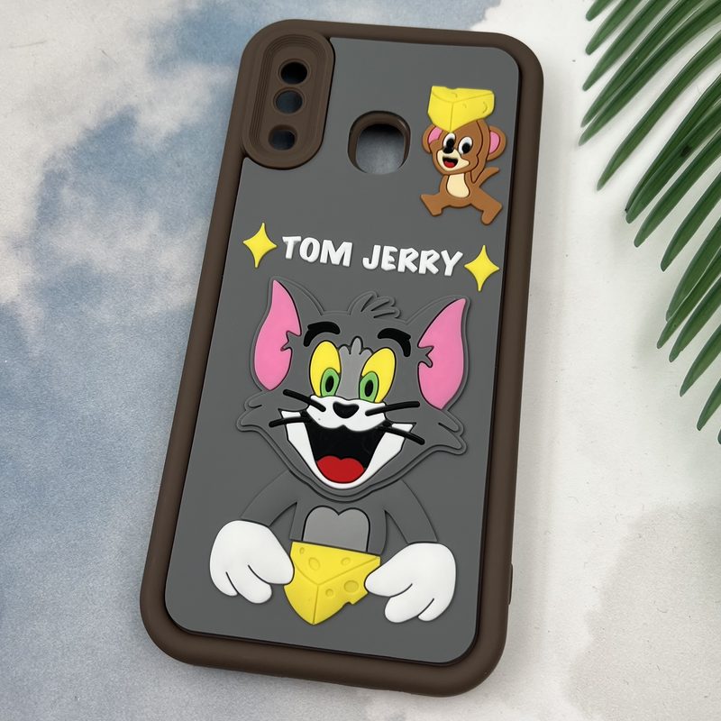 قاب گوشی Galaxy A20 / Galaxy A30 سامسونگ Rugged Case سولید ضد ضربه اورجینال طرح عروسکی تام و جری محافظ لنز دار کد 42743 - Image 2