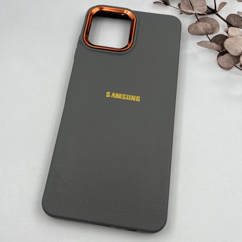 قاب گوشی Galaxy A06 سامسونگ Copper Lense سیلیکونی لنز متال لوگو برجسته تیتانیوم کد 44553 - Image 2