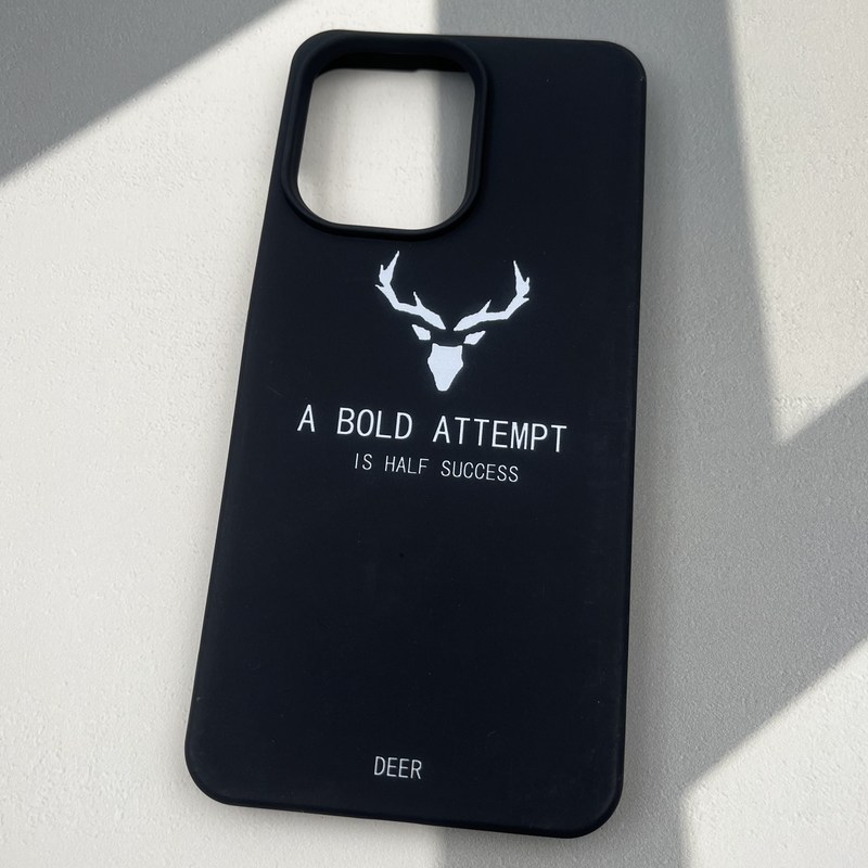 قاب گوشی Redmi 13C / Poco C65 شیائومی Silicon Case سیلیکونی لنز برجسته طرح Deer کد 45650 - Image 2