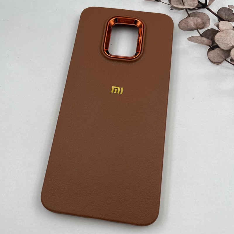 قاب گوشی Redmi Note 9S / Redmi Note 9 Pro شیائومی Copper Lense سیلیکونی لنز متال لوگو برجسته عسلی کد 50823 - Image 2