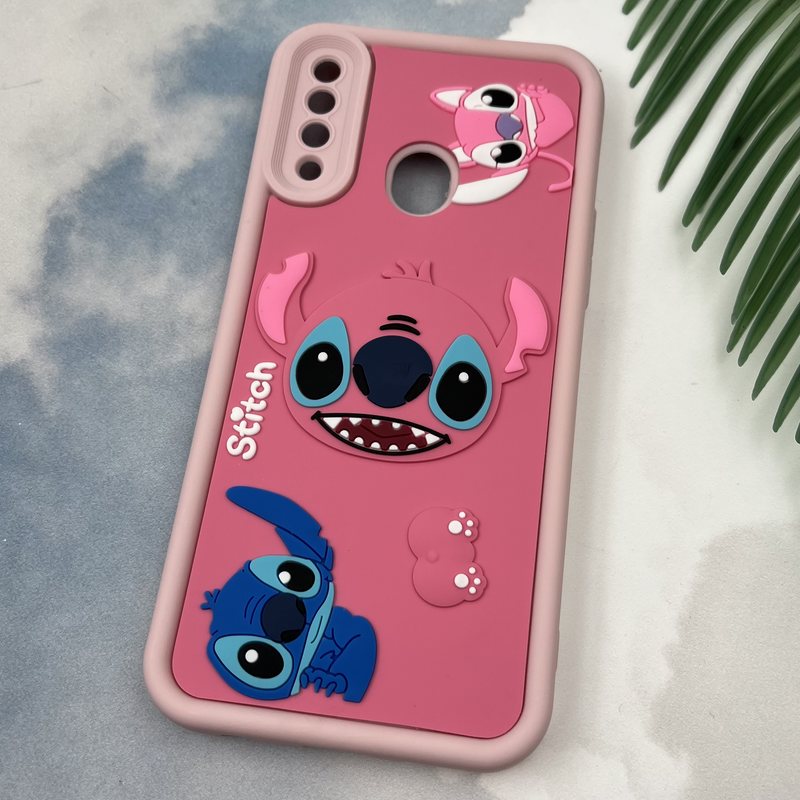 قاب گوشی Galaxy A20S سامسونگ Rugged Case سولید ضد ضربه اورجینال طرح عروسکی استیچ محافظ لنز دار کد 51704 - Image 2