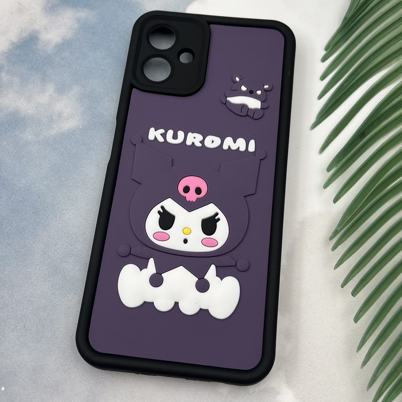 قاب گوشی Galaxy A06 سامسونگ Rugged Case سولید ضد ضربه اورجینال طرح عروسکی گربه کرومی محافظ لنز دار کد 54482 - Image 2