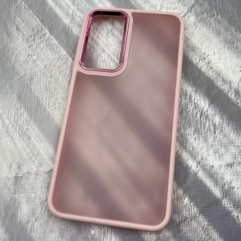 قاب گوشی Galaxy A55 سامسونگ iRon آیرون پشت مات لنز متال برجسته گلبهی کد 60167 - Image 2