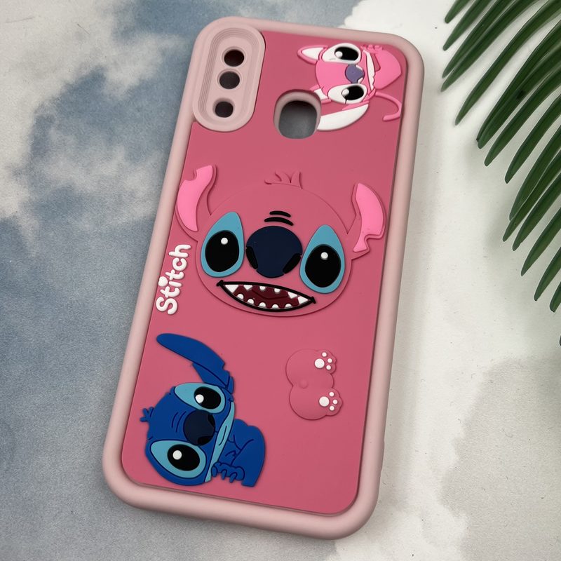 قاب گوشی Galaxy A20 / Galaxy A30 سامسونگ Rugged Case سولید ضد ضربه اورجینال طرح عروسکی استیچ محافظ لنز دار کد 60898 - Image 2