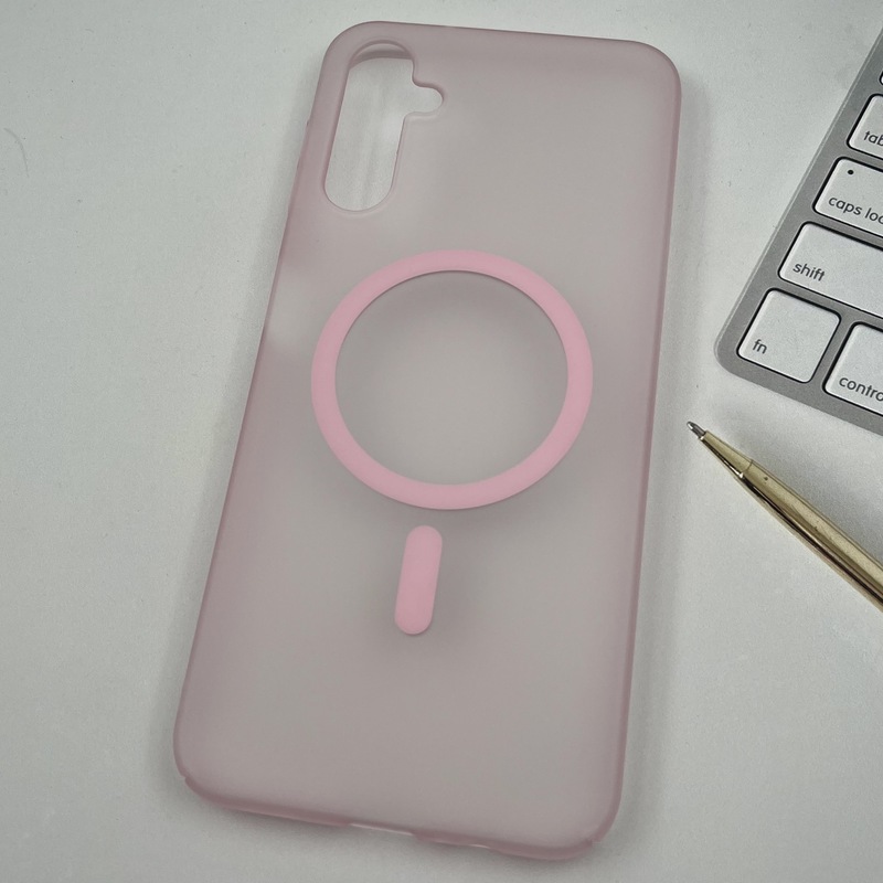 قاب گوشی Galaxy A14 سامسونگ PC Case مات اورجینال مگ سیف دار Magsafe لوکس صورتی کد 61915 - Image 2