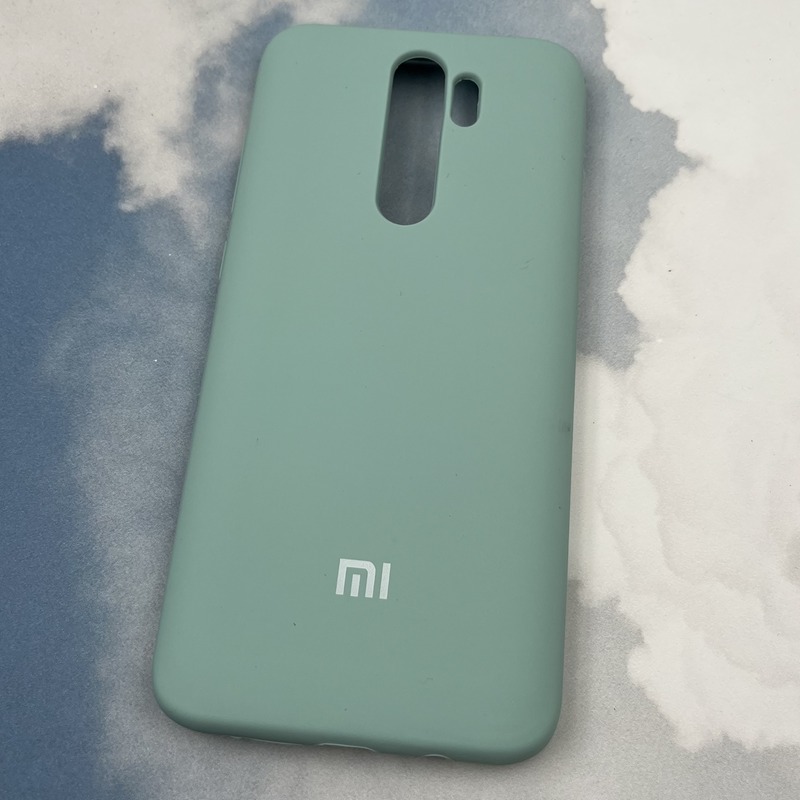 قاب گوشی Redmi Note 8 Pro شیائومی سیلیکونی پاک کنی اورجینال داخل پارچه ای رنگ فیروزه ای کد 61948 - Image 2