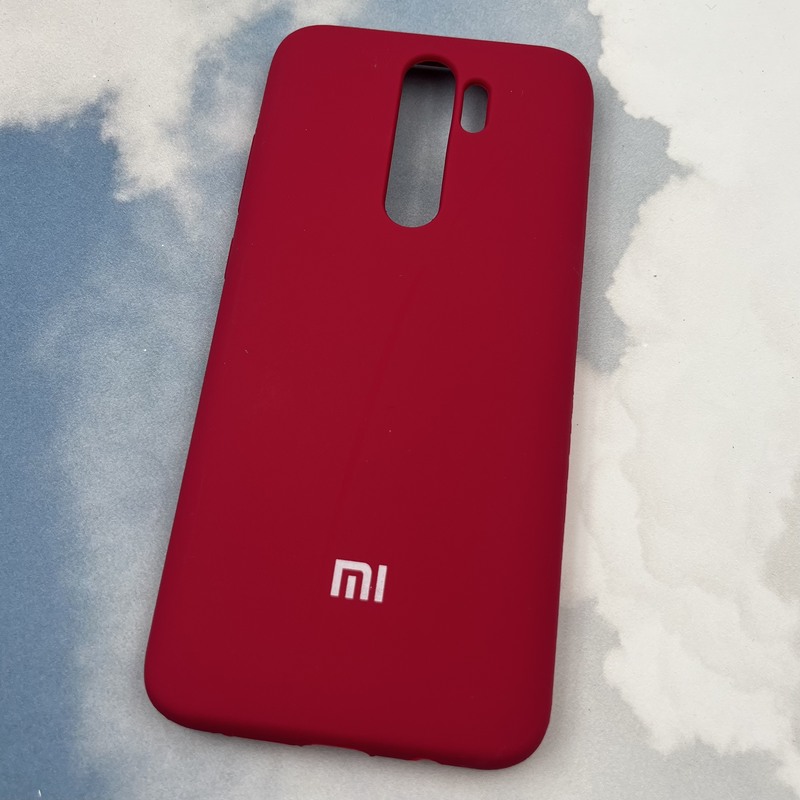 قاب گوشی Redmi Note 8 Pro شیائومی سیلیکونی پاک کنی اورجینال داخل پارچه ای رنگ آلبالویی کد 62010 - Image 2