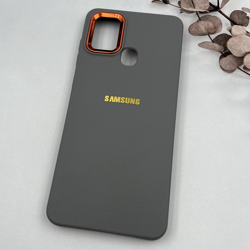 قاب گوشی Galaxy A21S سامسونگ Copper Lense سیلیکونی لنز متال لوگو برجسته تیتانیوم کد 64916 - Image 2