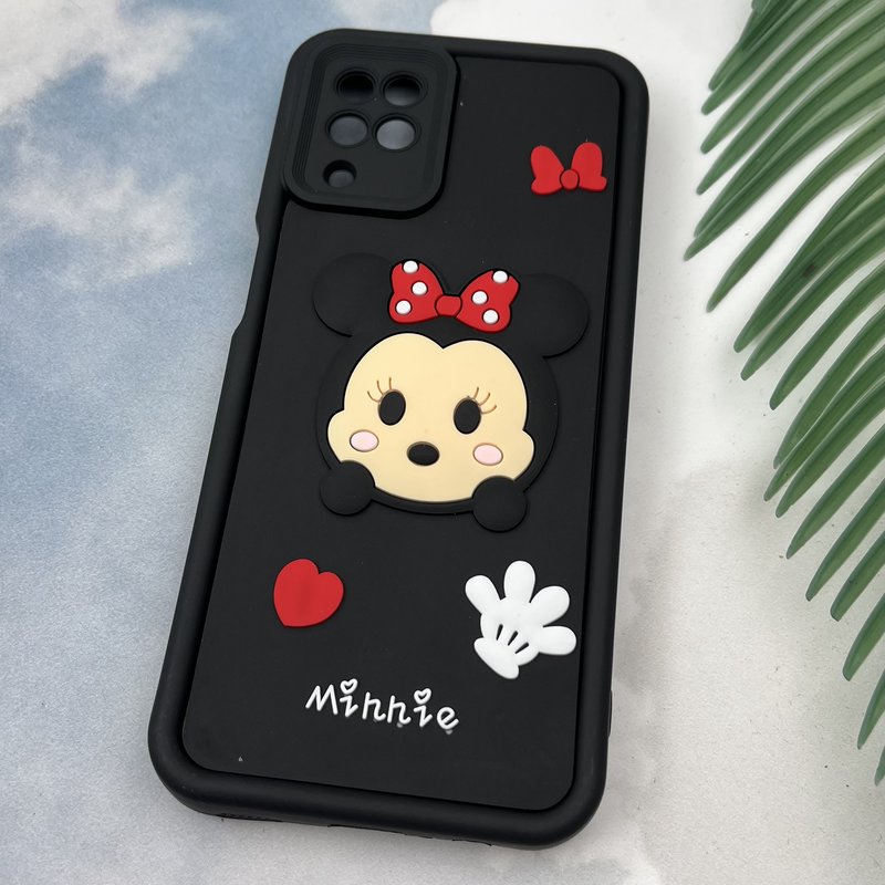 قاب گوشی Galaxy A12 / Galaxy M12 سامسونگ Rugged Case سولید ضد ضربه اورجینال طرح عروسکی میکی موس محافظ لنز دار کد 65070 - Image 2