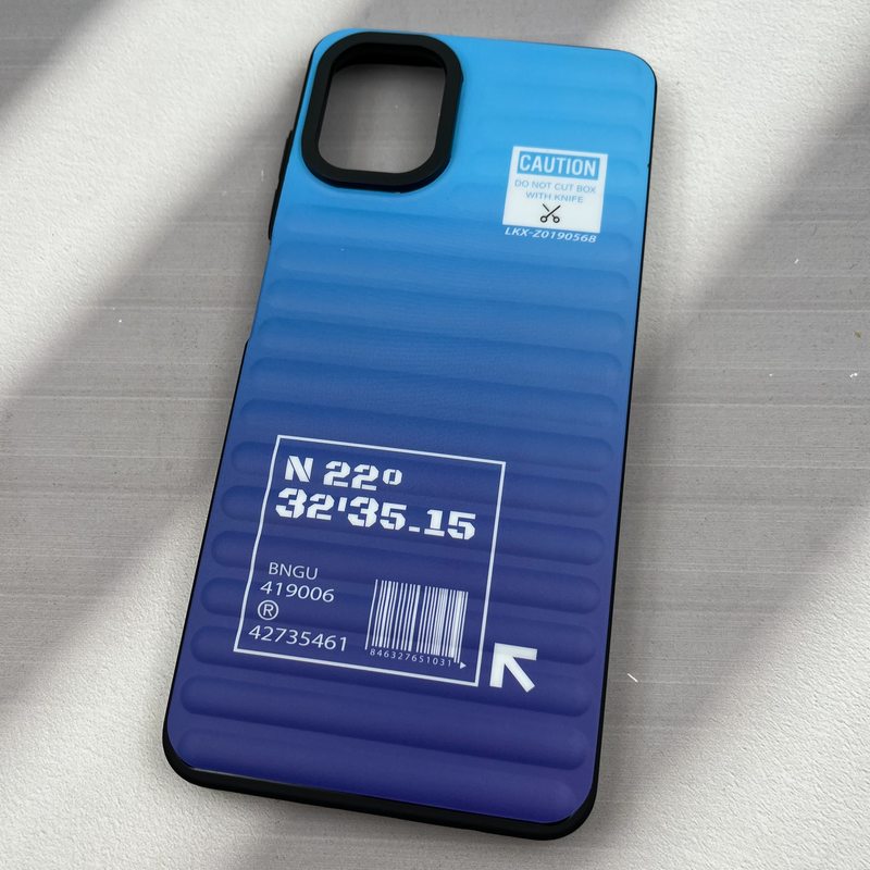 قاب گوشی Galaxy A06 سامسونگ YOUNGKIT دور سیلیکونی لنز برجسته طرح N220 آبی کد 69391 - Image 2