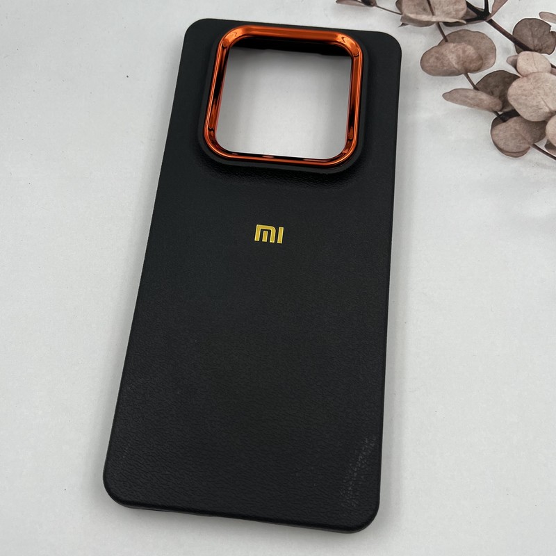 قاب گوشی Redmi Note 14 Pro 4G شیائومی Copper Lense سیلیکونی لنز متال لوگو برجسته مشکی کد 69535 - Image 2