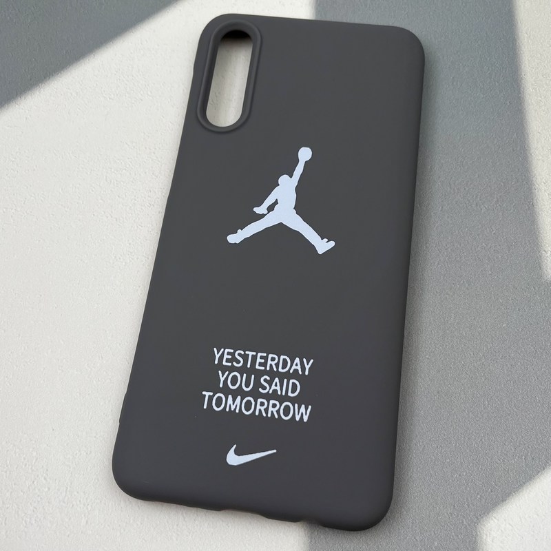 قاب گوشی Galaxy A30S / Galaxy A50S / Galaxy A50 سامسونگ Silicon Case سیلیکونی لنز برجسته طرح Jordan تیتانیوم کد 70601 - Image 2