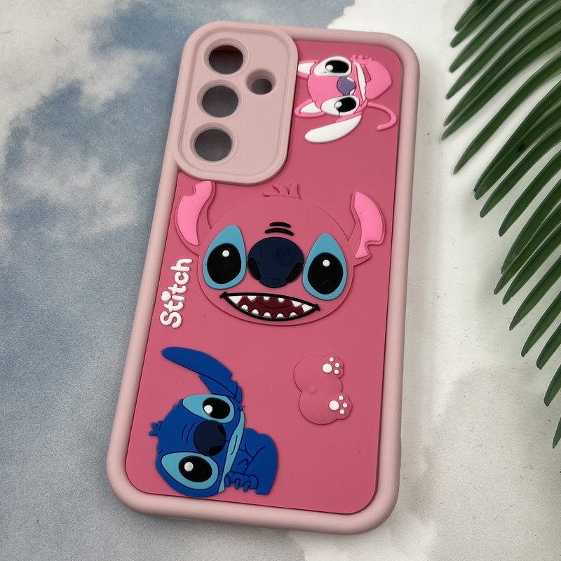 قاب گوشی Galaxy A55 سامسونگ Rugged Case سولید ضد ضربه اورجینال طرح عروسکی استیچ محافظ لنز دار کد 70881 - Image 2