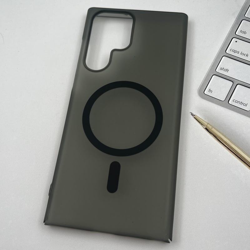قاب گوشی Galaxy S22 Ultra سامسونگ PC Case مات اورجینال مگ سیف دار Magsafe لوکس مشکی کد 72602 - Image 2