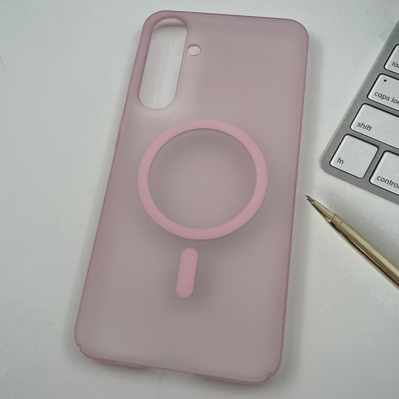 قاب گوشی Galaxy A55 سامسونگ PC Case مات اورجینال مگ سیف دار Magsafe لوکس صورتی کد 72863 - Image 2