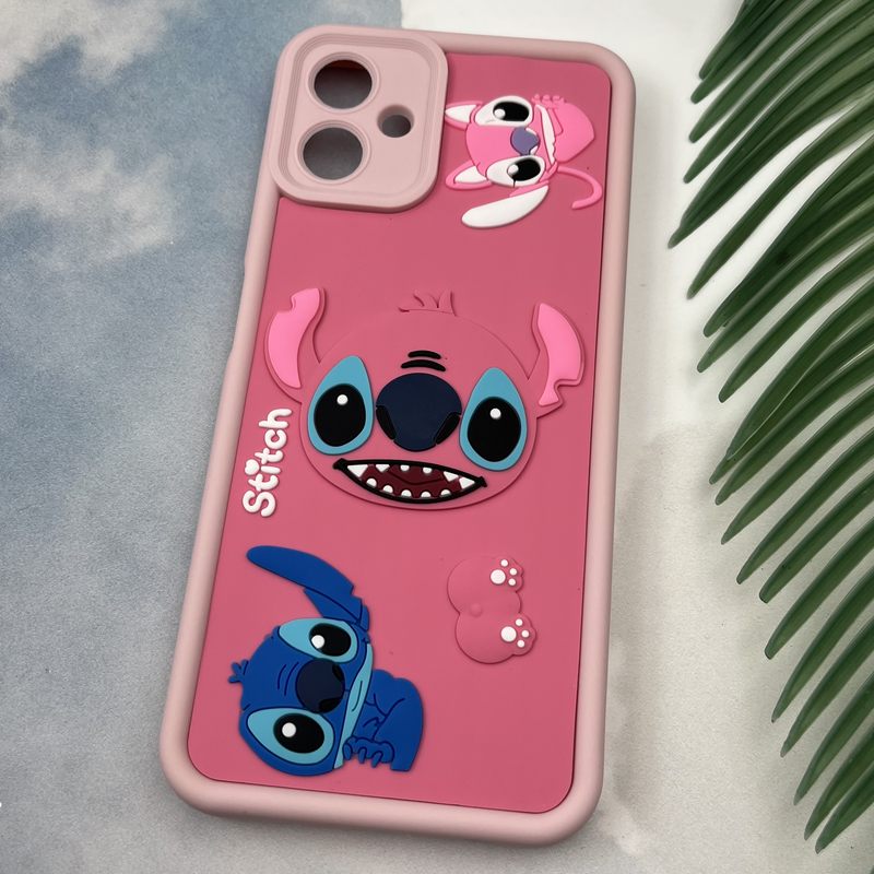 قاب گوشی Galaxy A06 سامسونگ Rugged Case سولید ضد ضربه اورجینال طرح عروسکی استیچ محافظ لنز دار کد 72934 - Image 2