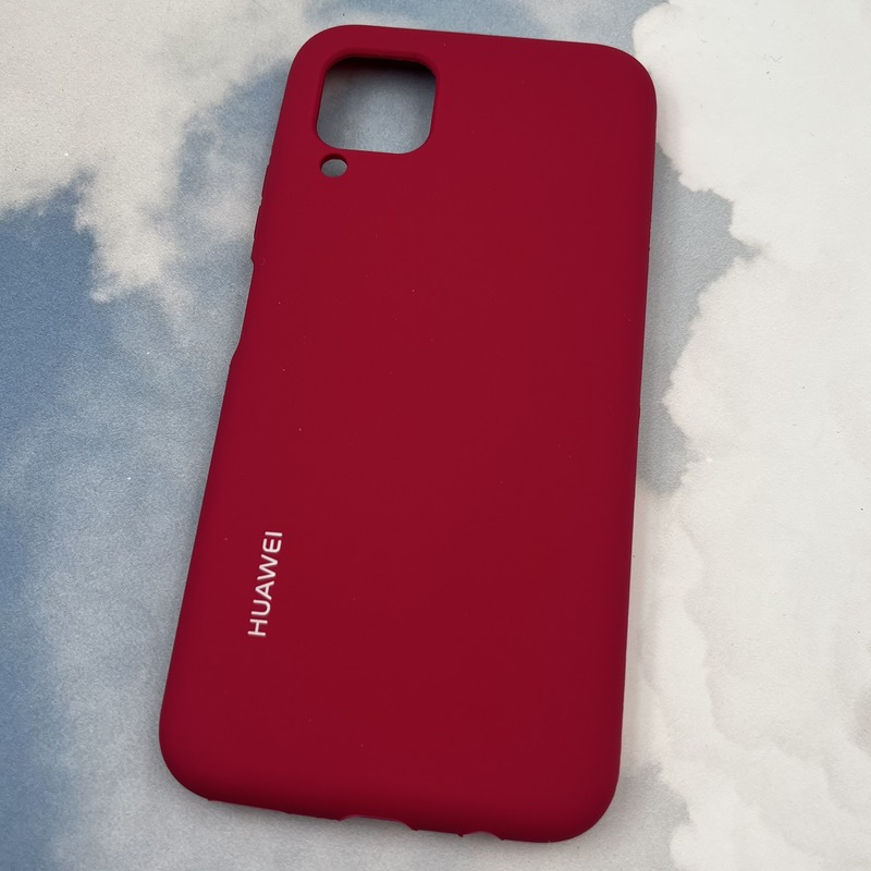 قاب گوشی Huawei Nova 7i هوآوی سیلیکونی پاک کنی اورجینال داخل پارچه ای رنگ آلبالویی کد 73067 - Image 2