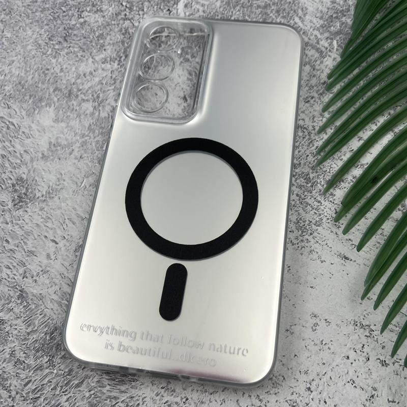 قاب گوشی Galaxy A35 سامسونگ So Cool اورجینال طرح مگ سیف Magsafe اسپرت محافظ لنز دار نقره ای کد 73239 - Image 2